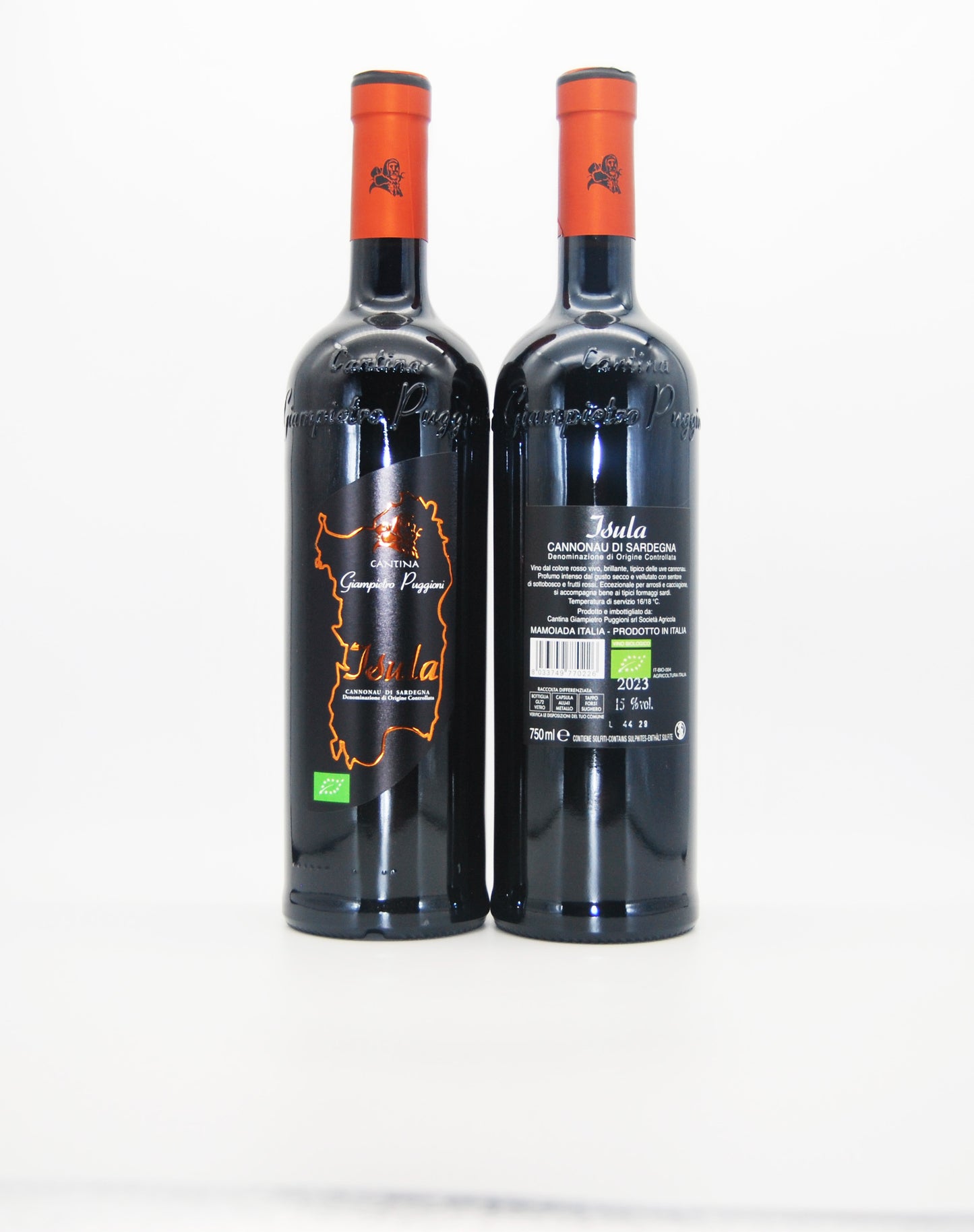 Cantina Giampietro Puggioni, 'Isula' Cannonau di Sardegna DOC 2023, Organic