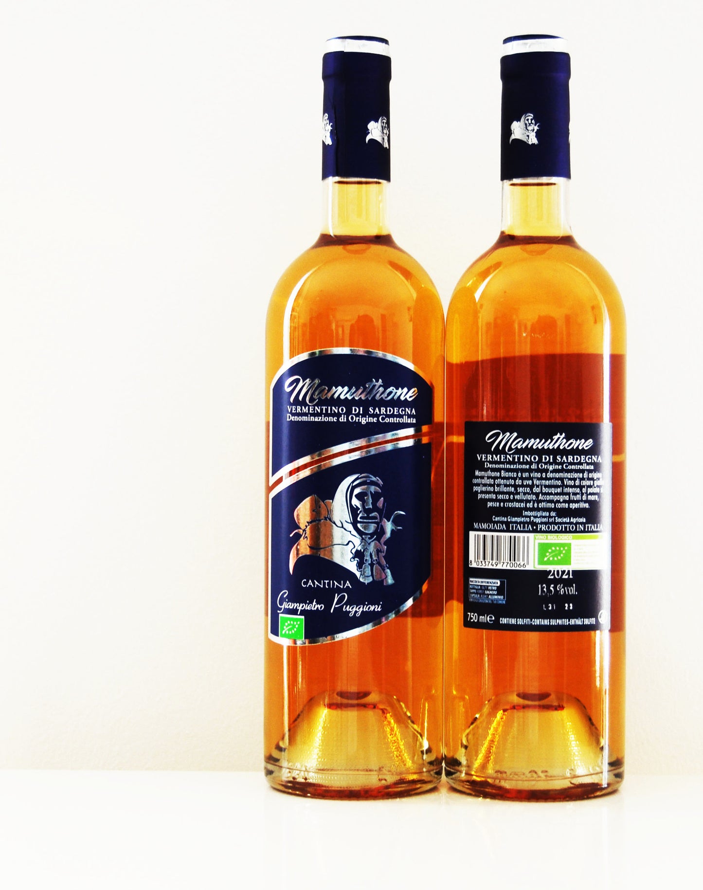 Cantina Giampietro Puggioni, Mamuthone, Vermentino di Sardegna DOC 2021, Organic
