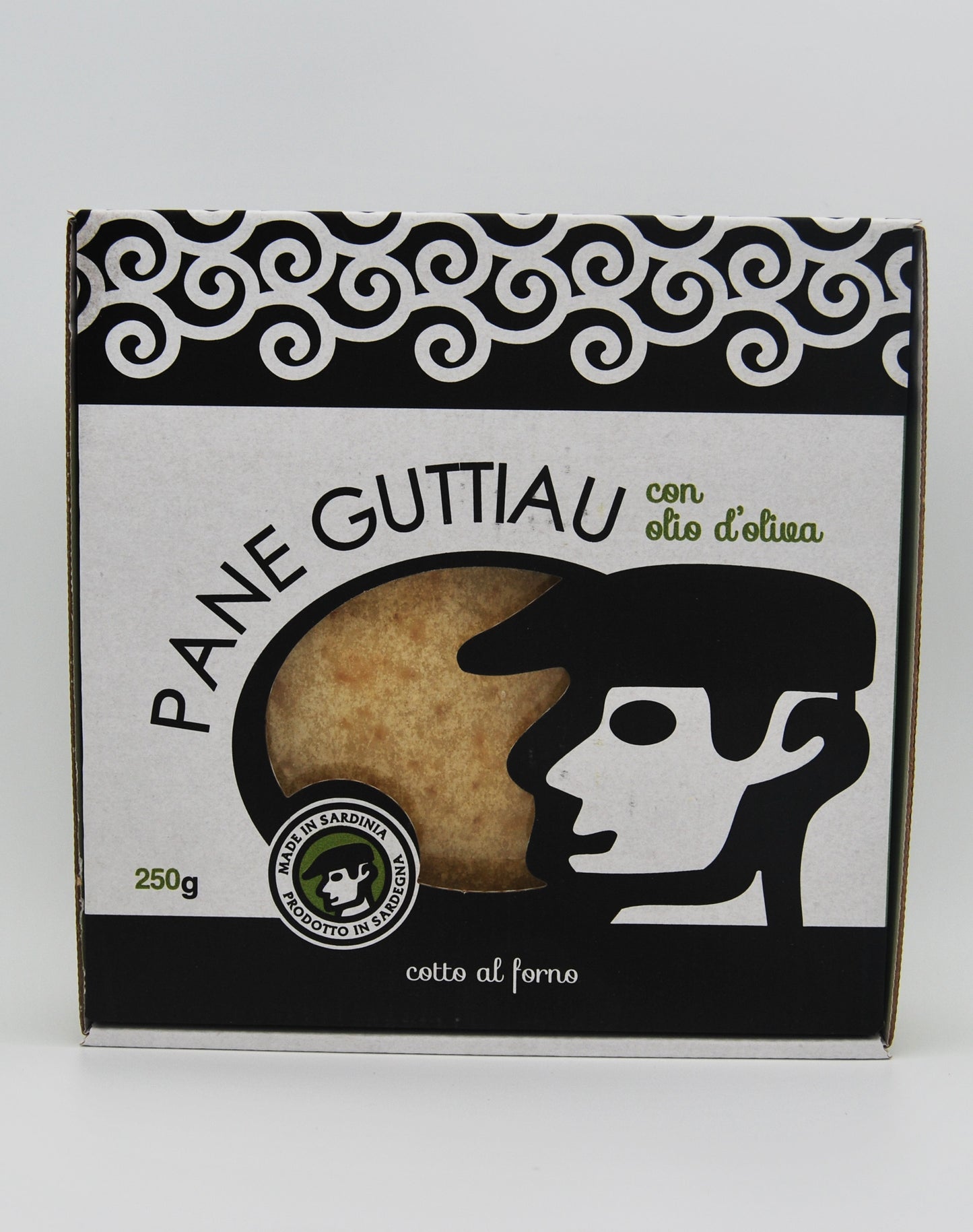 Pane guttiau - Traditional Sardinian bread, crunchy bread sheet with oil and salt 250g