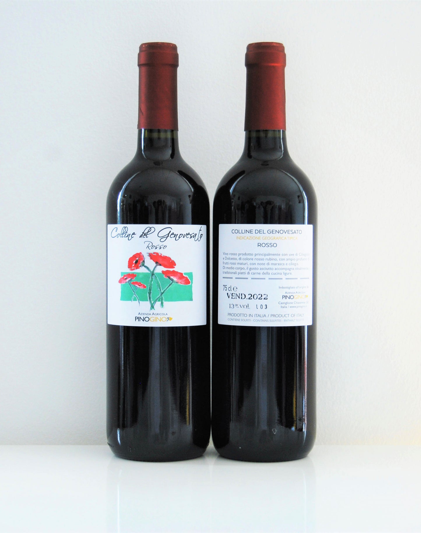 Azienda Agricola Pinogino, Rosso Colline del Genovesato IGT 2024