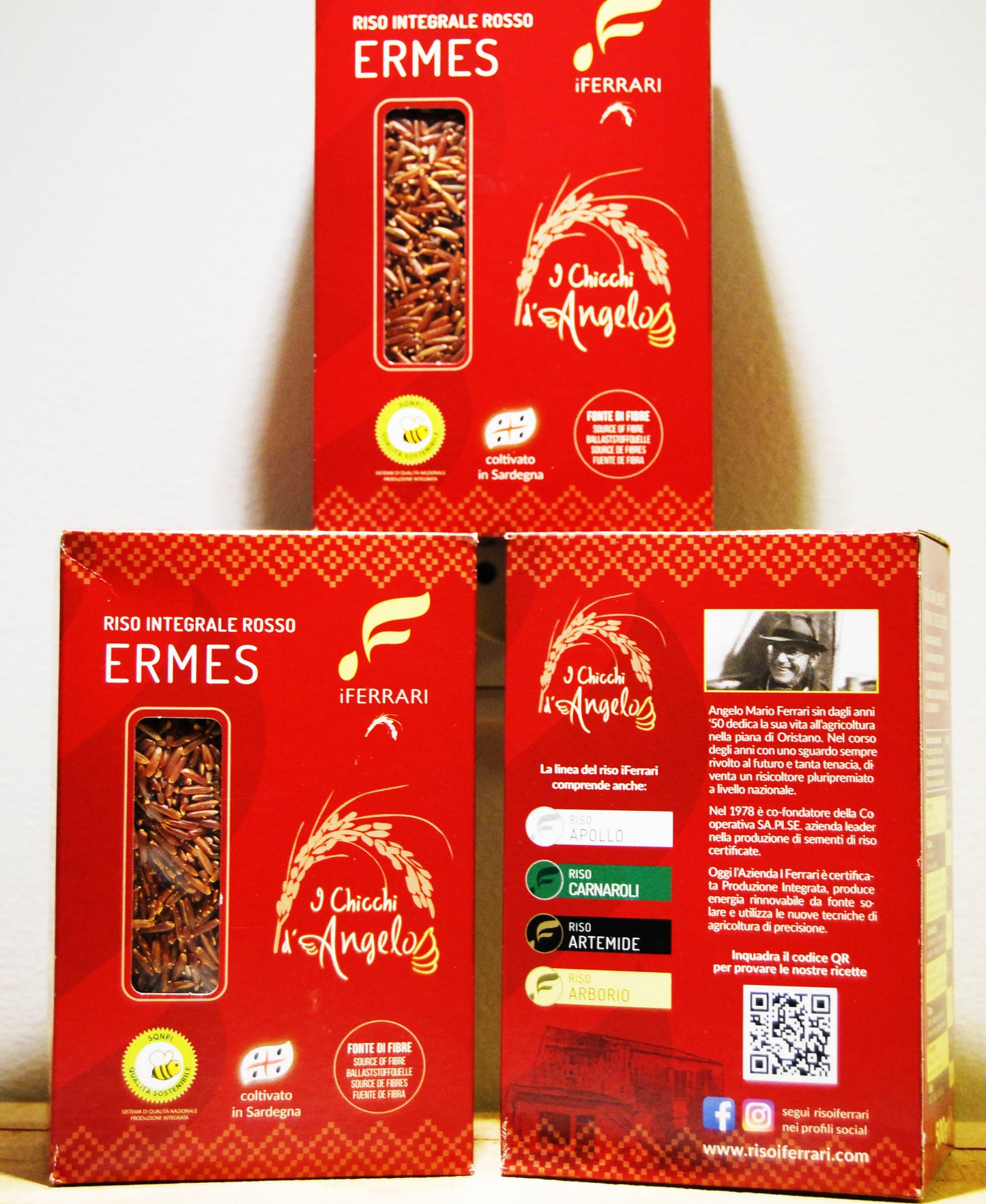 Whole red rice - Ermes - 500g